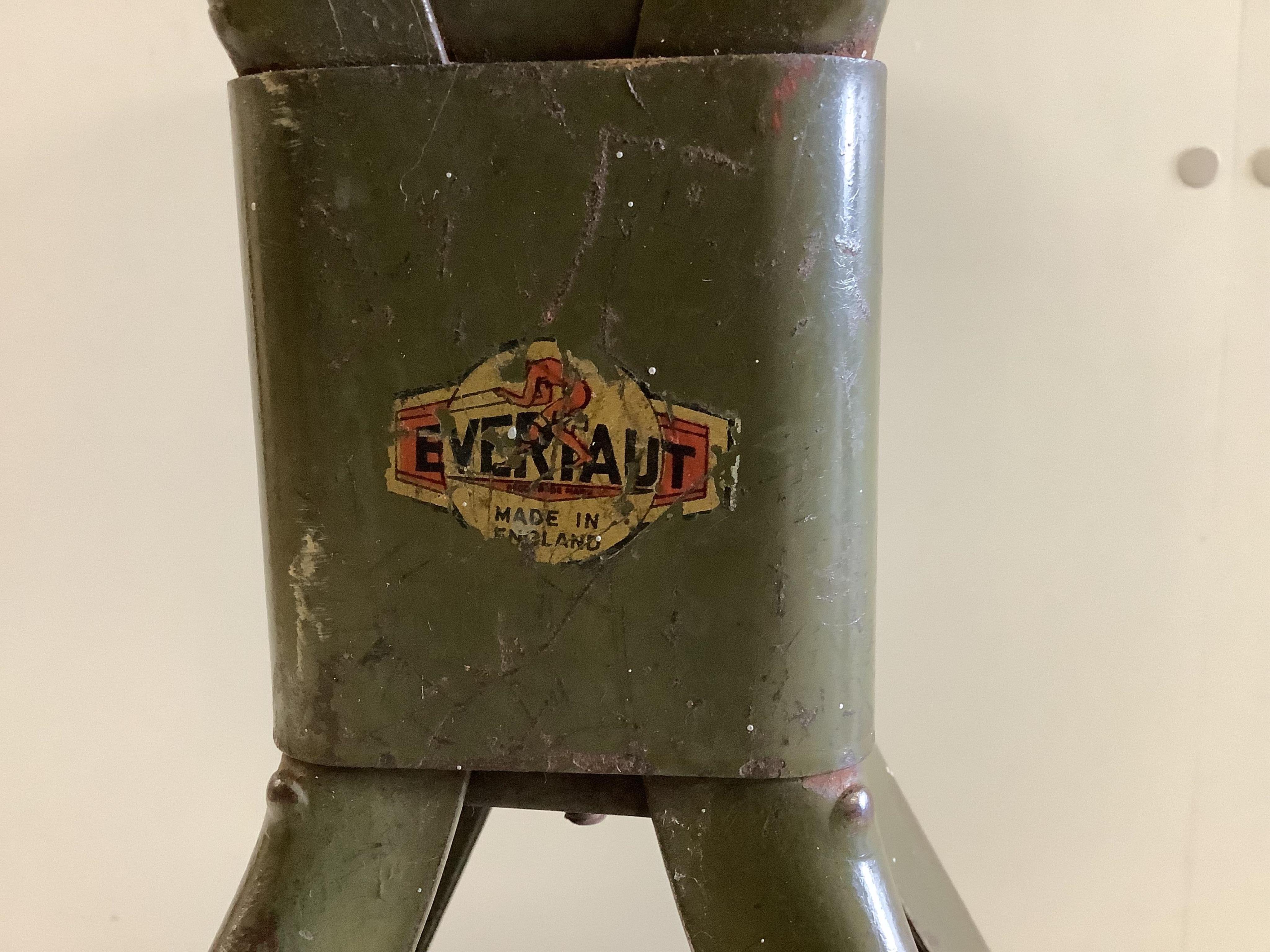 An industrial style stool, height 68cm